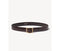 Gabriele Leather Belt - Espresso w/ Antique Brass Buckle